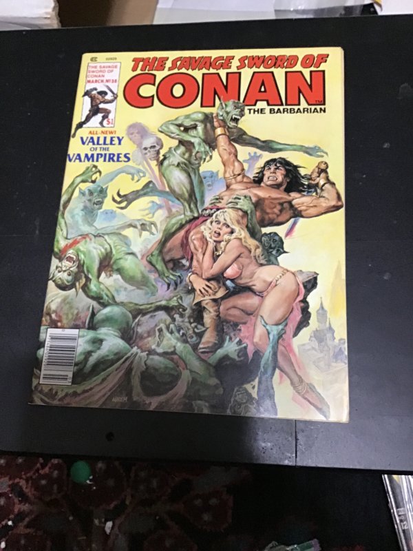 The Savage Sword of Conan #38 (1979) Valley of the Vampires High grade VF/NM Wow