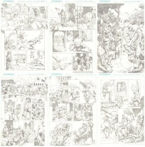 Red Sonja #10 pgs. 1-6 - Six Page Set - 2006 art by Pablo Marcos