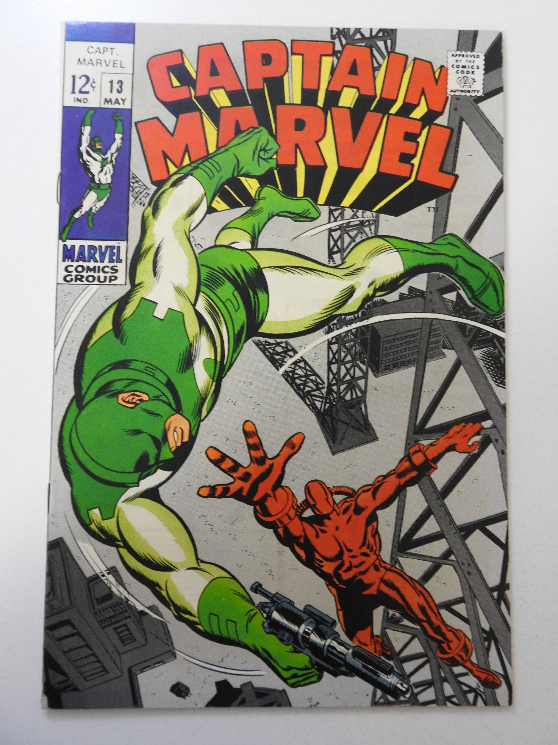 Captain Marvel 13 1969 Vf Condition Comic Books Silver Age Marvel Captain Marvel 9353