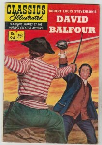 Classics Illustrated #94 (Apr-52) VF Mid-High-Grade David Balfour