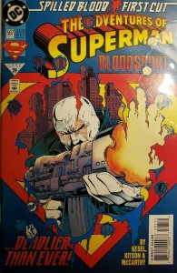 Adventures of Superman #507 Key Issue!! First Appearance of Bloodsport II (1993)