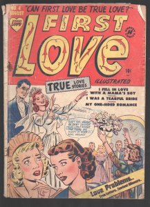 First Love #4 1949-Harvey-Bride cover & story-Bob Powell art-Spicy panels-Win...