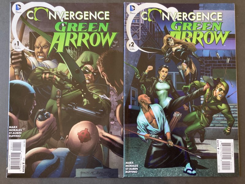 Convergence Green Arrow #1 and 2 complete set full run (2015)