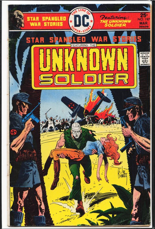 Star Spangled War Stories #197 (1976) Unknown Soldier