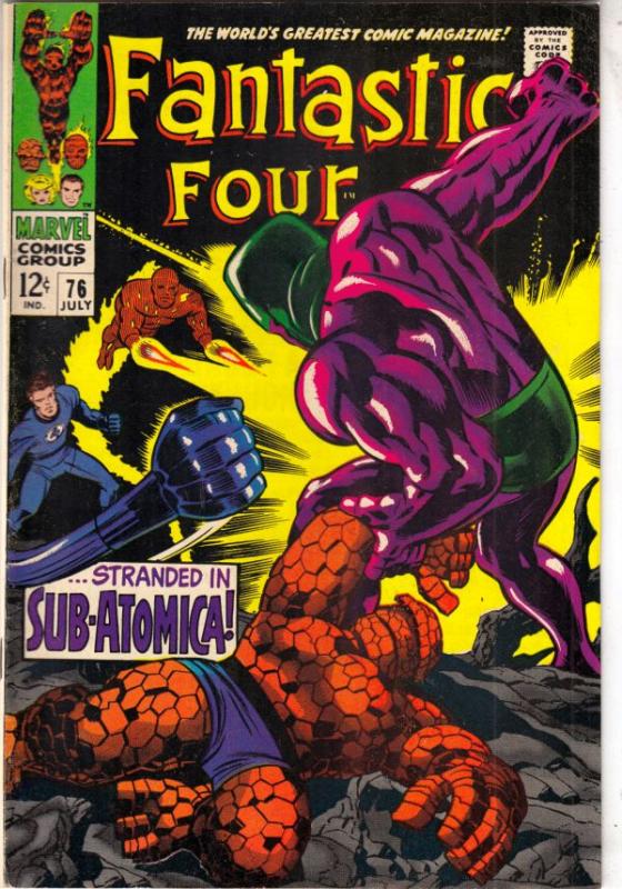 Fantastic Four #76 (Jul-68) VF High-Grade Fantastic Four, Mr. Fantastic (Reed...