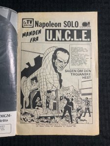 1968 MAN FROM UNCLE Napoleon Solo Foreign Comic #10 GD+ 2.5 En TV Serie