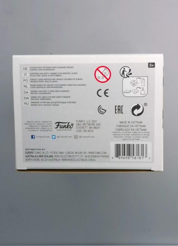 Funko Pop! Ryan Howard Blond #1130, The Office, Walmart Excl.