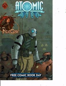 Lot Of 2 Comic Books Red 5 Atomic Robo Neozoic and Crusade Atomic Angles #3 MS12