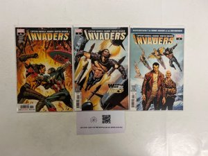 3 Invaders Marvel Comic Books # 4 5 6 Avengers Defenders Iron Man 50 JS65