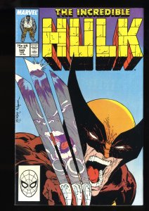 Incredible Hulk #340 VF+ 8.5 McFarlane Vs Wolverine!