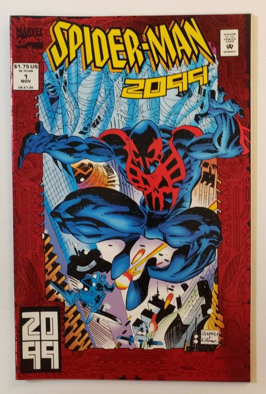 Spider-Man 2099 #1 Red Foil Cover Marvel Comics 1992 VF/NM