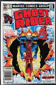 Ghost Rider #67 (1982) Ghost Rider