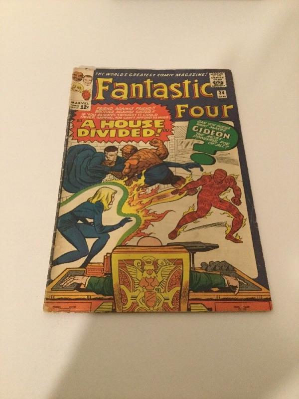 Fantastic Four 34 3.5 VG- Very Good-