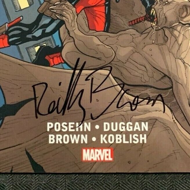 2016 DEADPOOL Dracula's Gauntlet SIGNED SC VF 8.0 1st Marvel / Fisherman