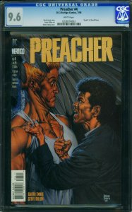 PREACHER #4-CGC 9.6-1995-WP-GARTH ENNIS/STEVE DILLON 0228274003