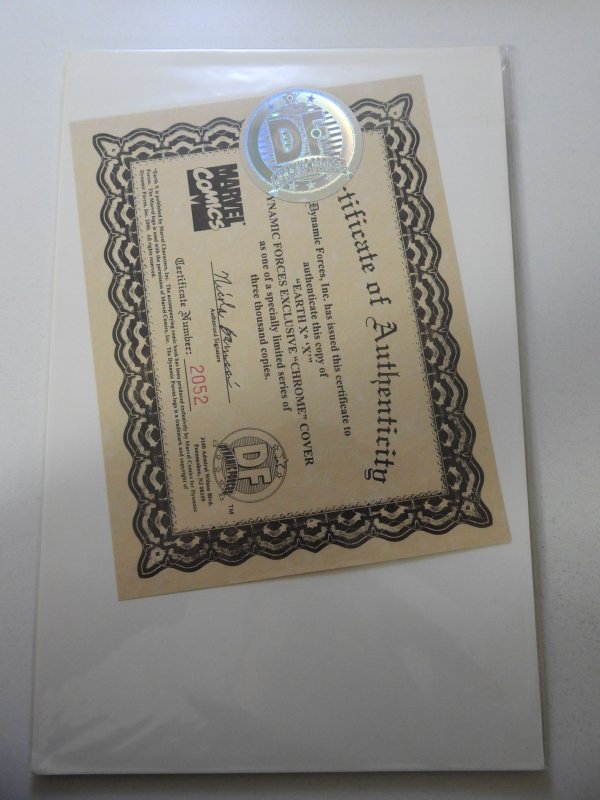 Earth X #X (2000) W/COA