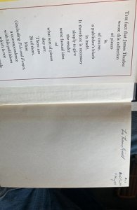 Thurber country, 276p,1953,HCDJ..VG jacket..have mor thurber