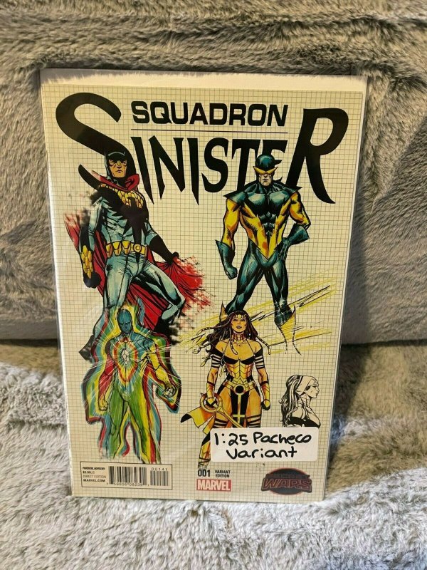 Squadron Sinister (2015) #1 - Carlos Pacheco 1:20 Design Variant - Marvel 