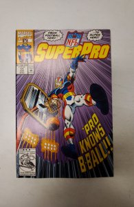 NFL Superpro #11 (1992) NM Marvel Comic Book J717