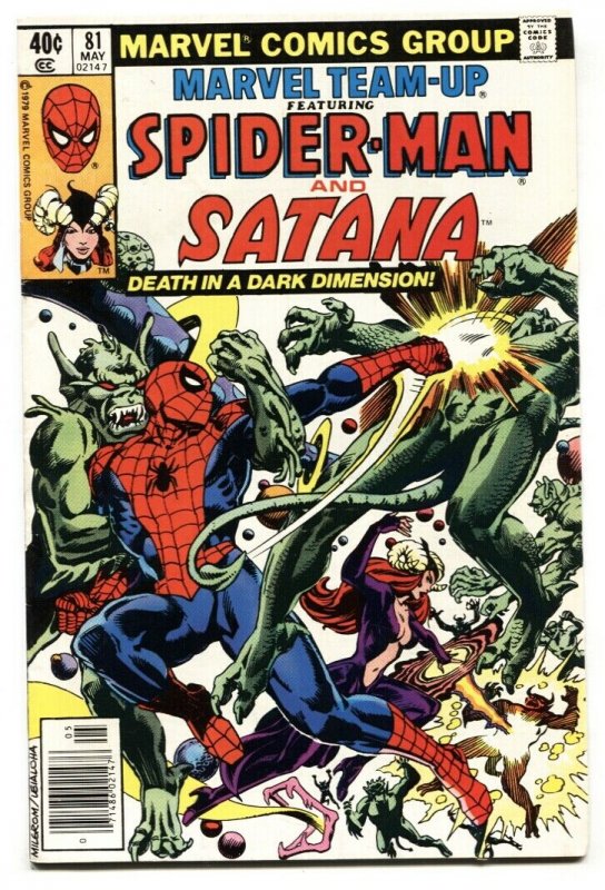 Marvel Team-up #81 -- SPIDER-MAN and SATANA VF/NM