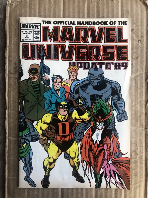 The Official Handbook of the Marvel Universe #2 (1989)