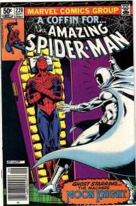 Amazing Spider-Man, The #220 (Newsstand) VG; Marvel | low grade - Moon Knight - 