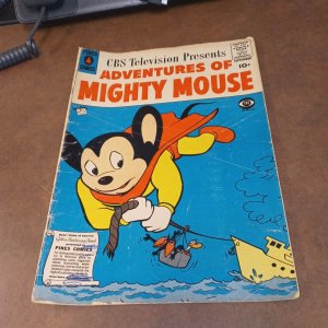 Adventures Mighty Mouse #135 Pines Comics 1957 silver age funny animal superhero