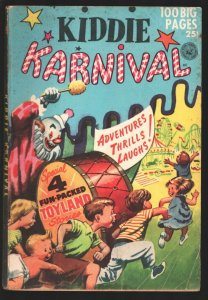 Kiddie Karnival 1952-1st issue-100 page Giant issue-clown cover-Dolly In Drea...