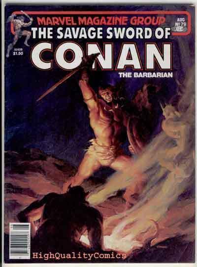 SAVAGE SWORD of CONAN #79, VF, Buscema, Pirates, Valeria, more SSOC in store