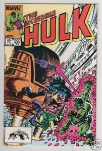 Incredible Hulk #290 Marvel Comics 1983 VG