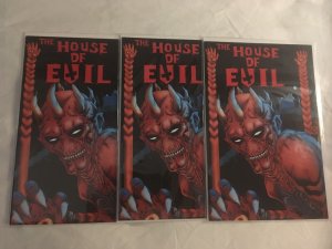 THE HOUSE OF EVIL #1 Three Copies, VFNM Condition