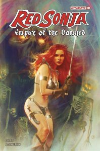 Red Sonja Empire Damned #1 Cvr A Middleton Dynamite Comic Book