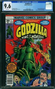 GODZILLA #1, CGC 9.6 NM+