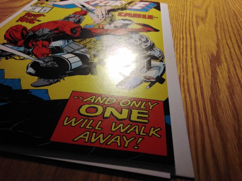 X-Force #15 (1992) Cable vs. Deadpool