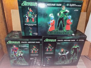 DC Direct Green Lantern Legacies, Diorama Statue, Lot w/Parts 1, 2, 3, Hal, Guy