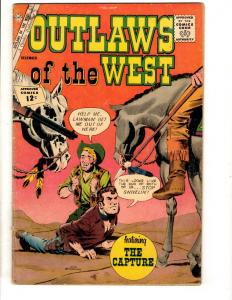 Lot Of 6 Outlaws Of The West Charlton Comic Books # 40 49 52 55 73 74 JL40