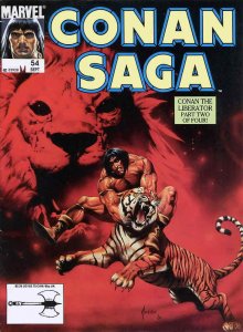 Conan Saga #54 VF; Marvel | Joe Jusko - we combine shipping 