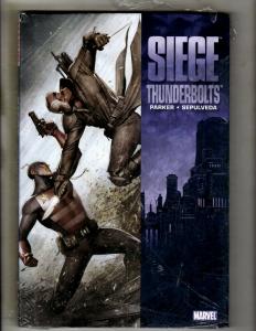 Siege Thunderbolts SEALED Marvel Comics HARDCOVER Graphic Novel Book J370