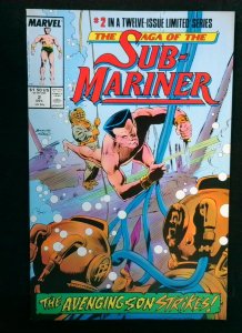 Saga of the Sub-Mariner #2, NM Marvel, 1988