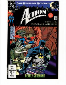 Action Comics #654 DARK KNIGHT OVER METROPOLIS!