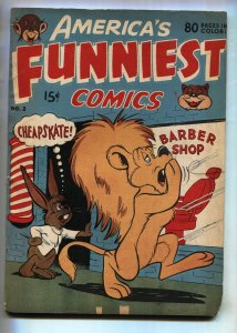 AMERICA'S FUNNIEST COMICS #2 --1944--FUNNY ANIMALS--comic book--Golden-Age