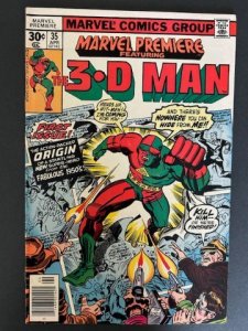 Marvel Premiere #35 (1977) - 1st 3-D Man! VF/NM