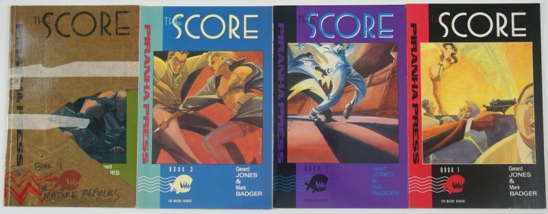 the Score #1-4 VF/NM complete series - gerard jones - mark badger set lot 2 3