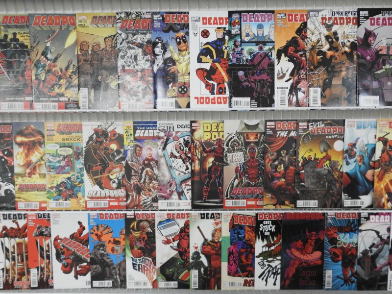 Huge Lot of 230+ Comics W/ Deadpool, Avengers, Agent X! Avg. VF Condition!