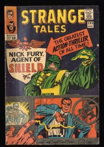 Strange Tales #135 GD+ 2.5 1st Appearance Nick Fury! Shield!
