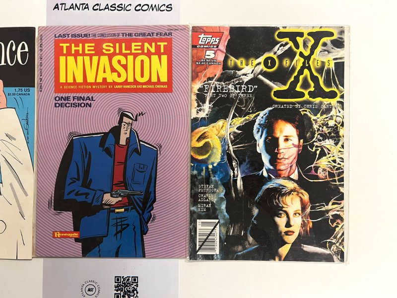 3 Indie Comics The X Files # 5+The Silent Invasion # 12+It's Science # 7 83 JS24