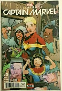 MIGHTY CAPTAIN MARVEL#2 NM 2017 MARVEL COMICS