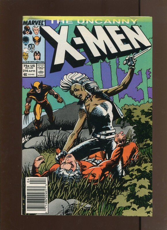 Uncanny X Men #216 - Dan Green Art! (9.0) 1987