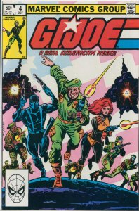 GI Joe #4 Marvel Comics 1982 VF+