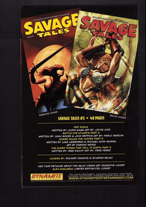 Savage Tales #2 - ARTHUR SUYDAM VARIANT! (9.2) 2007
